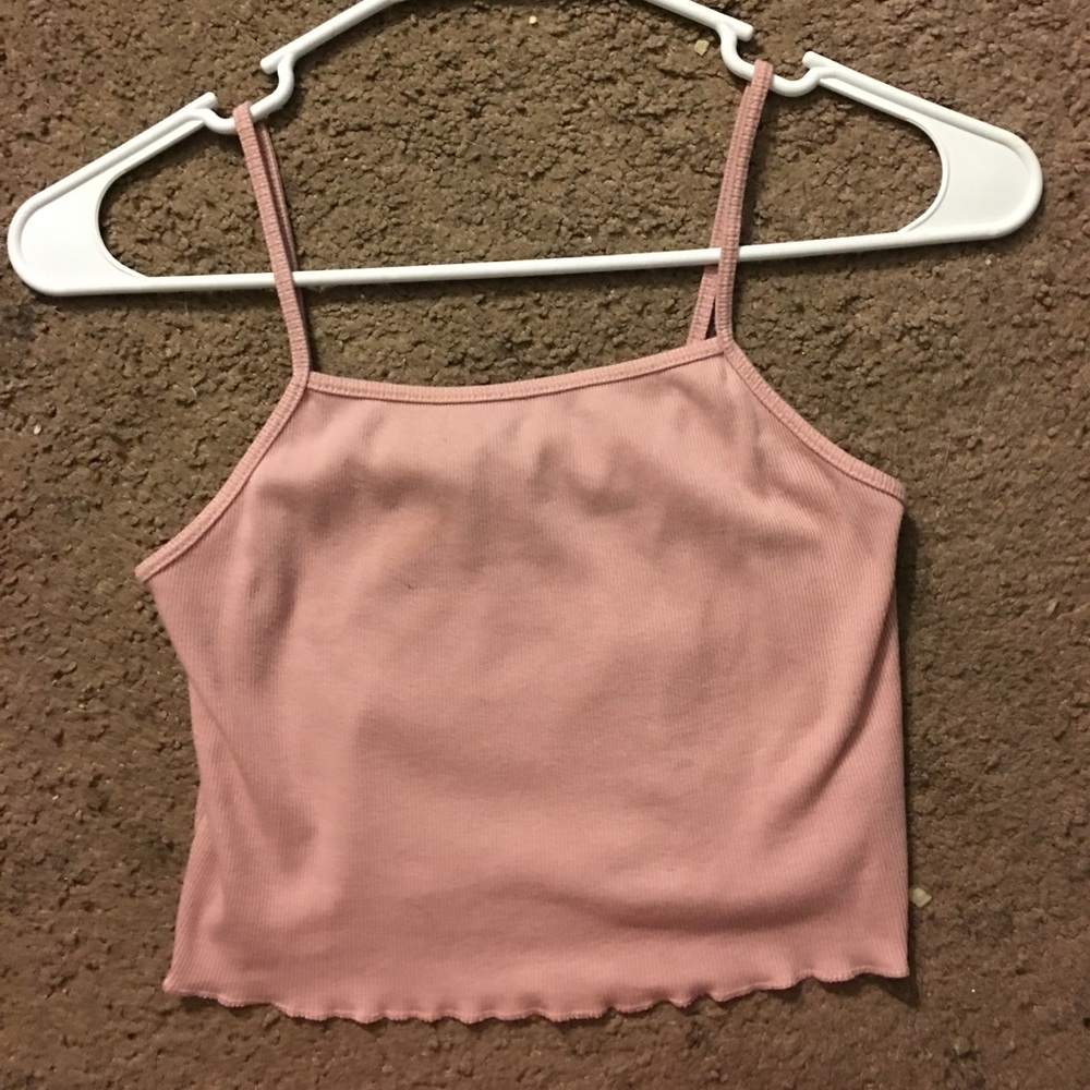 Pink crop top